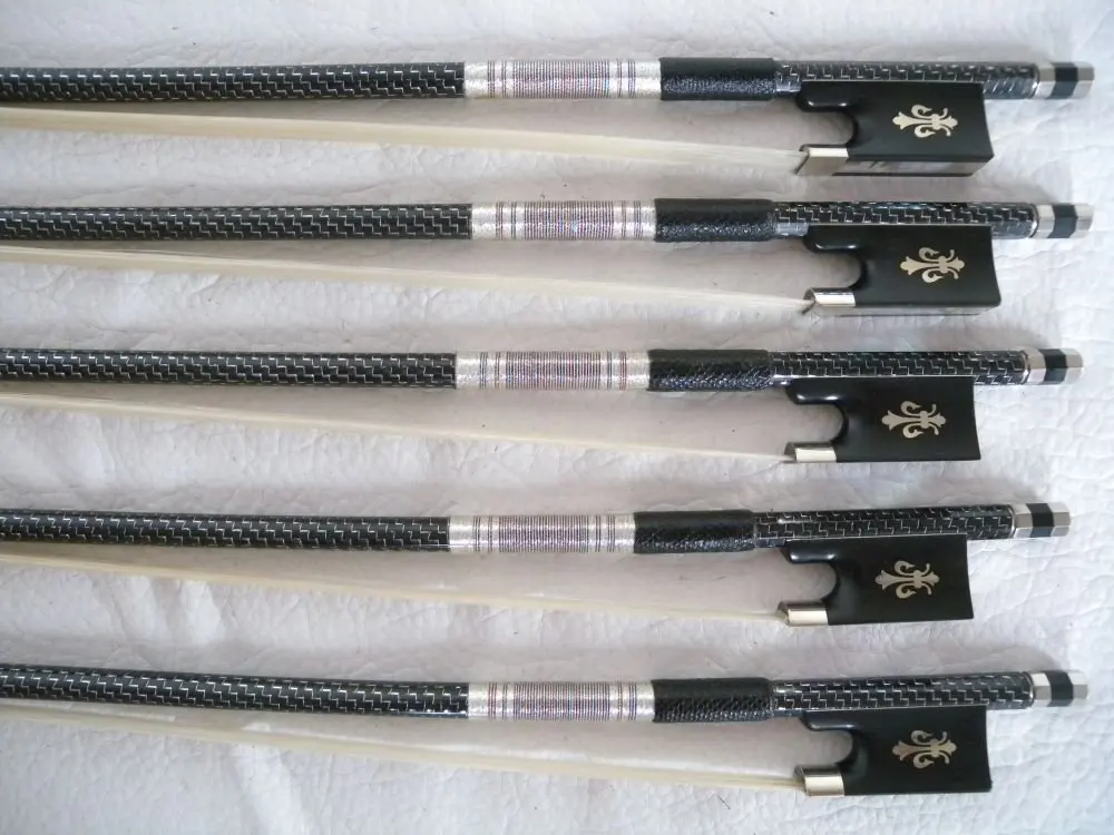 1 pcs New 4/4 Violin Bow Carbon Fiber Good Balance Control Y119violin