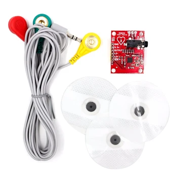 

Ecg module AD8232 ecg Measurement Pulse Heart ecg Monitoring Sensor Module Kit