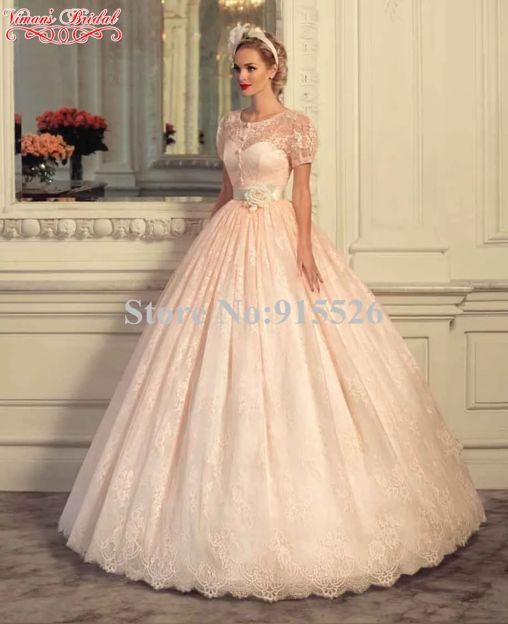 Peach Dresses For Wedding Wedding Dress Image