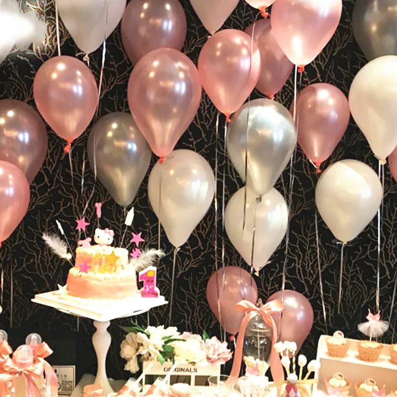 

20pcs 12inch 2.8g Mix Color Pearl Latex Balloons for Birthday Party Decorations Adults Wedding Decoration Air Ballons Kids Toy