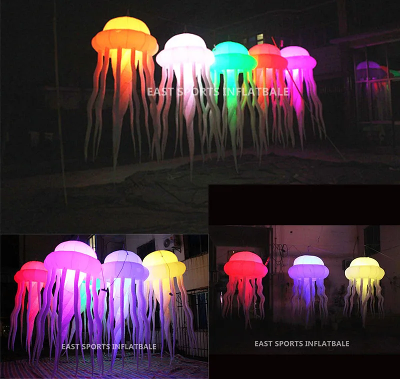 Inflatable led jellyfish decoration (1)