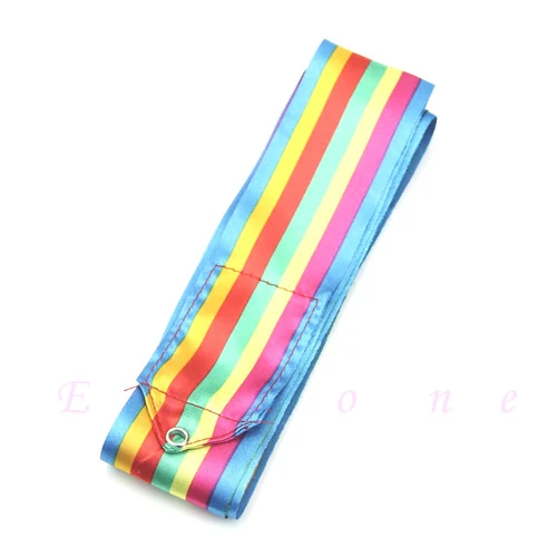 

6M Dance Ribbon Gym Rhythmic Art Gymnastic Ballet Streamer Twirling Rod 9 Colors