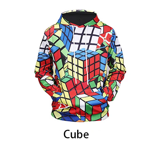 Для беременных 3D Diamond Chill Cube свитер с капюшоном пуловер с капюшоном рубашки карман ведро Курточка бомбер