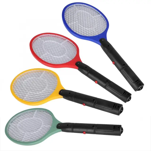 Cordless Electric Mosquito Swatter Summer Mosquito Killer Fly Bug Kill Trap Battery Power Insect Racket Swatter Home Accessories 2