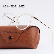 Брендовые дизайнерские оптические прозрачные линзы очки Винтаж Кошачий глаз оправы для очков для женщин Ретро Круглые Женские очки оправы