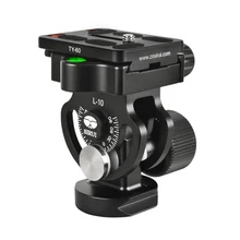 Sirui Aluminum Pro Tripod Head Monopod Ball Video Tripod Ball Head with Quick Release Plate for DSLR Camera Tripod Universal L10 triopo b 2 tripod fluid ball head with leveller