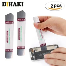 2 шт./компл. металлическая плоская Монтажная лопатка Мягкий лезвия монтировки открытый набор инструментов для ремонта для мобильного телефона электронные сломанный экран удаления клея