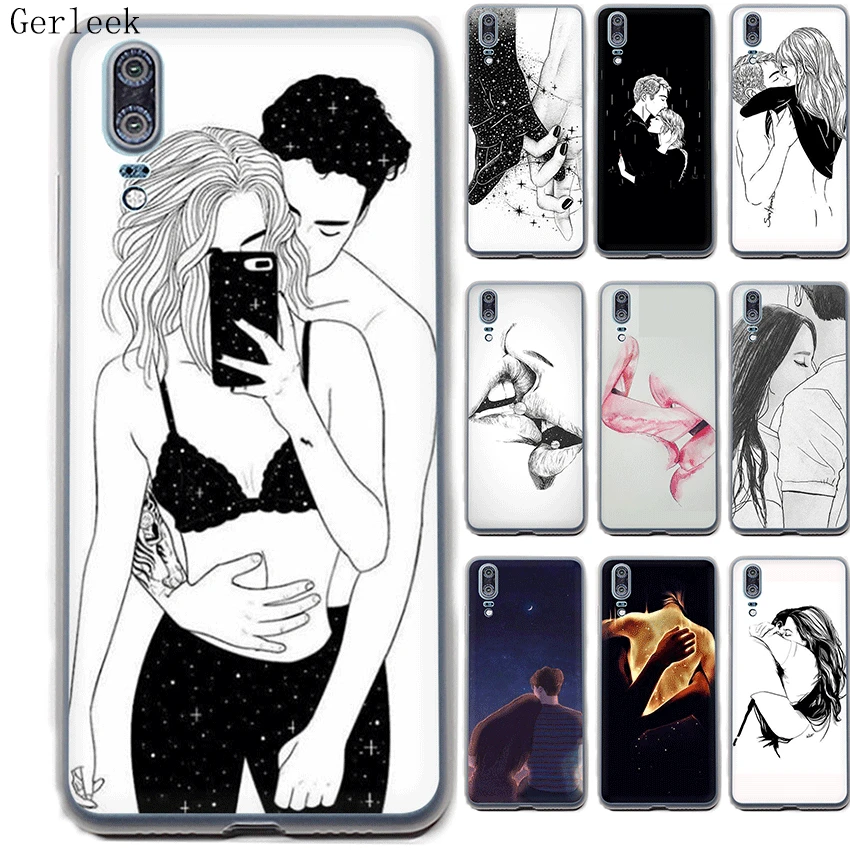 Чехол Desxz Two people's Love для huawei Honor 6A 6C 7A Pro 7C 7X 8X 9 10 Lite Note 8C Play Cover Shell | Мобильные