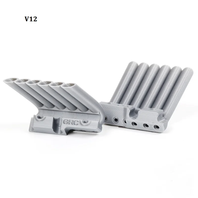 

1 PCS Specter RC Exhaust Tube for 1/8 1/10 Axial Wraith 90018 90020 90031 90045 90056 PLA Plastic Exhaust Pipe Unpainted