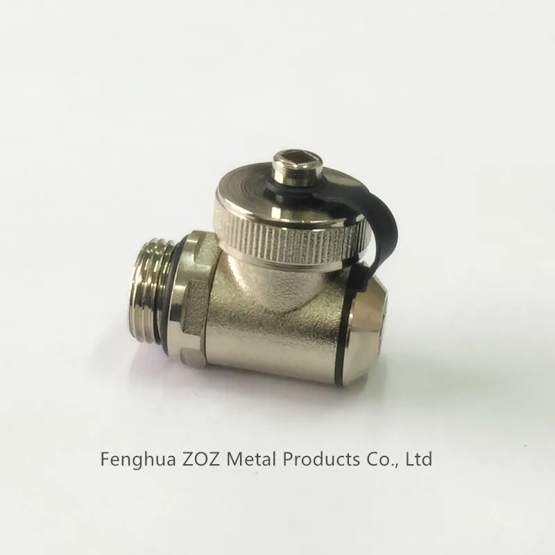 Radiant Heating Manifold End Cap w/ Swivel Fill Drain Valve, Manifold