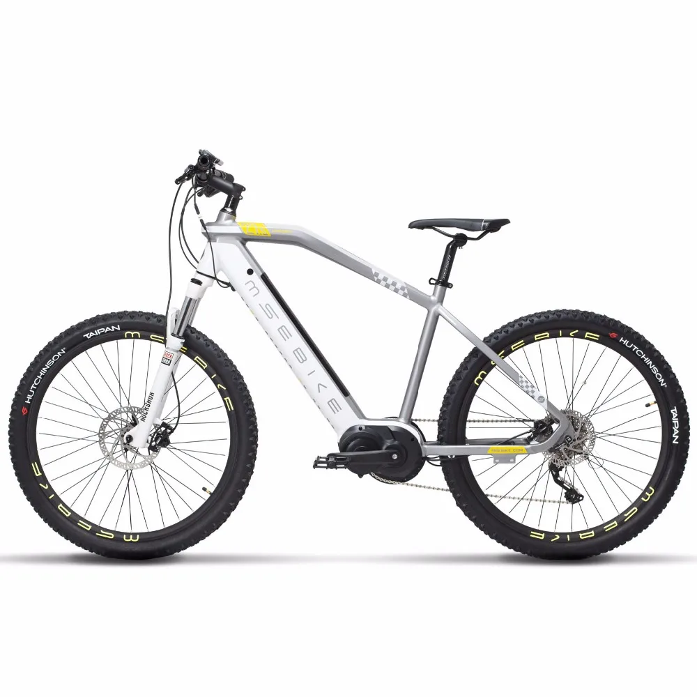 Perfect NEW 27.5inch electric mountian bike 11speed  36V250w MID-motor pas bicycle Hydraulic Disc Brake ROCKSHOX  electric ebike 1