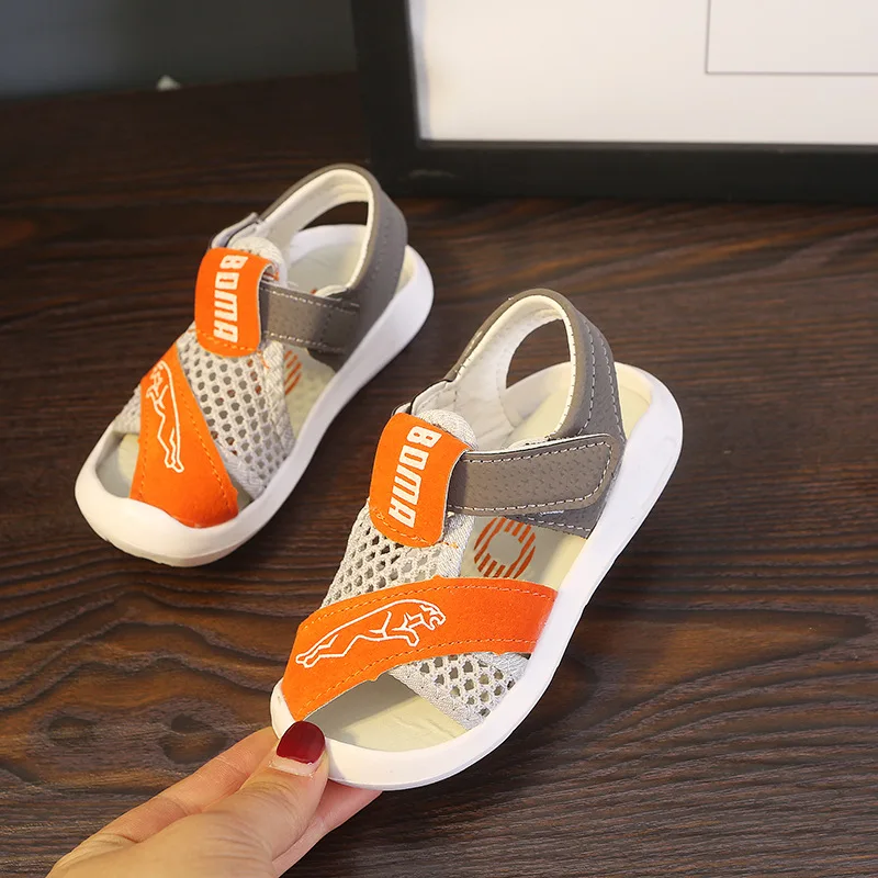 

2019 Summer baby sandals 1 to 5 years old boys and girls beach shoes fashion breathable soft Cute sports shoes high quality kids