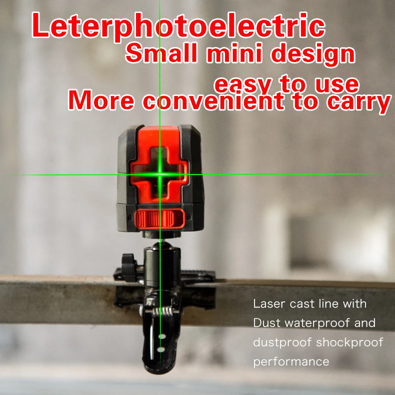LETER LTMINI-G самонивелирующийся перекрестный зеленый лазерный уровень