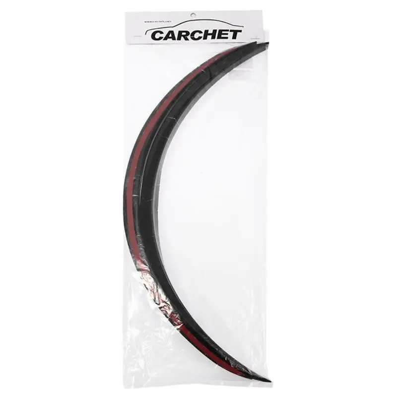 CARCHET Body Kits Carbon Fender Flare Wheel Eyebrow Sticker For Universal Car 2pcs Black
