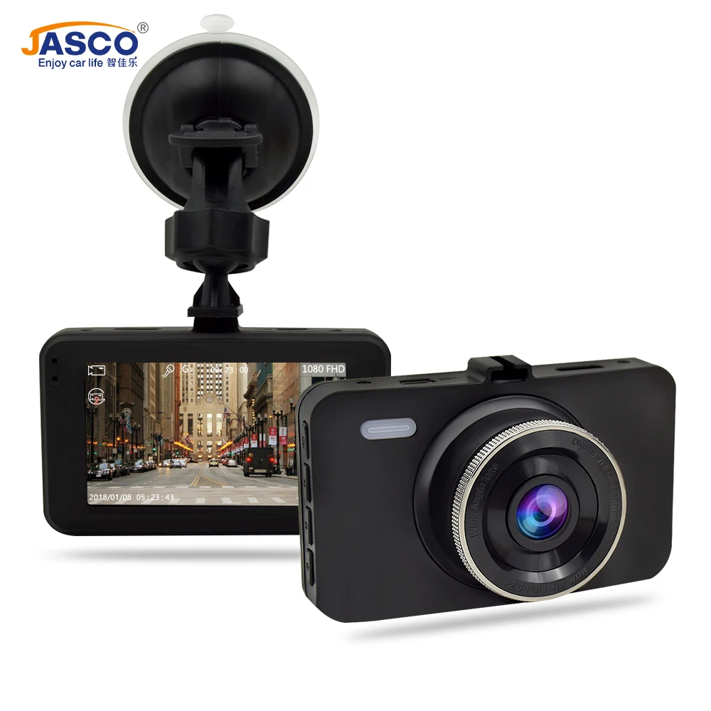 3-дюймовый Видеорегистраторы для автомобилей Full HD 1080P двойной 170 градусов Camera16G