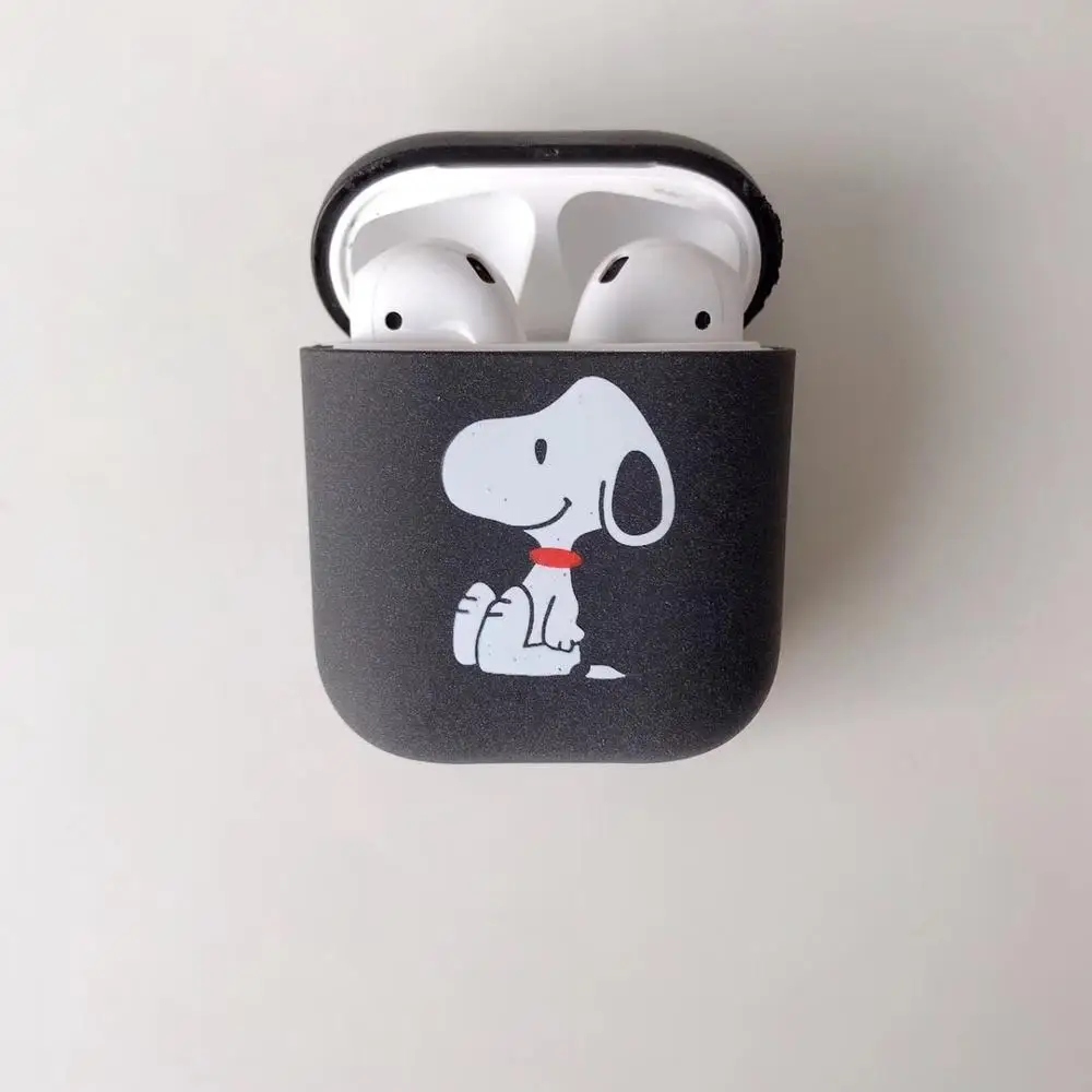 

Airpods wireless bluetooth headphones, hard case, are cute cartoon character with two colors