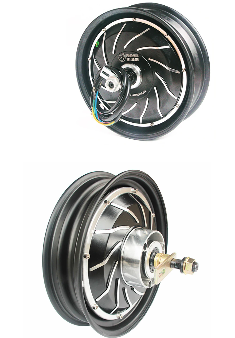 US $232.31 12 Inch 60v 72v 84V 96v Hub Motor 10003000W Hub Motor For Electric Motorcycle DIY Green Car DIY Electric Motorcycle Motor Ebike