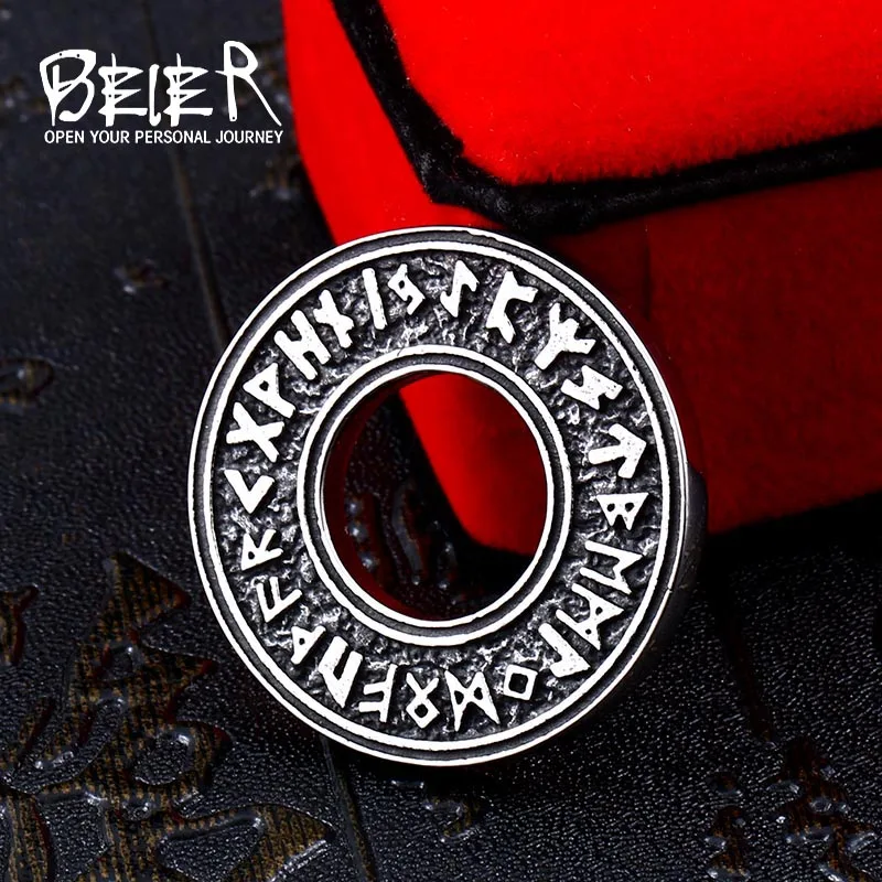 

Beier 316L Stainless Steel Nordic amulet necklace pendant Viking pirate men's pendant high quality jewelry LLBP8-105R