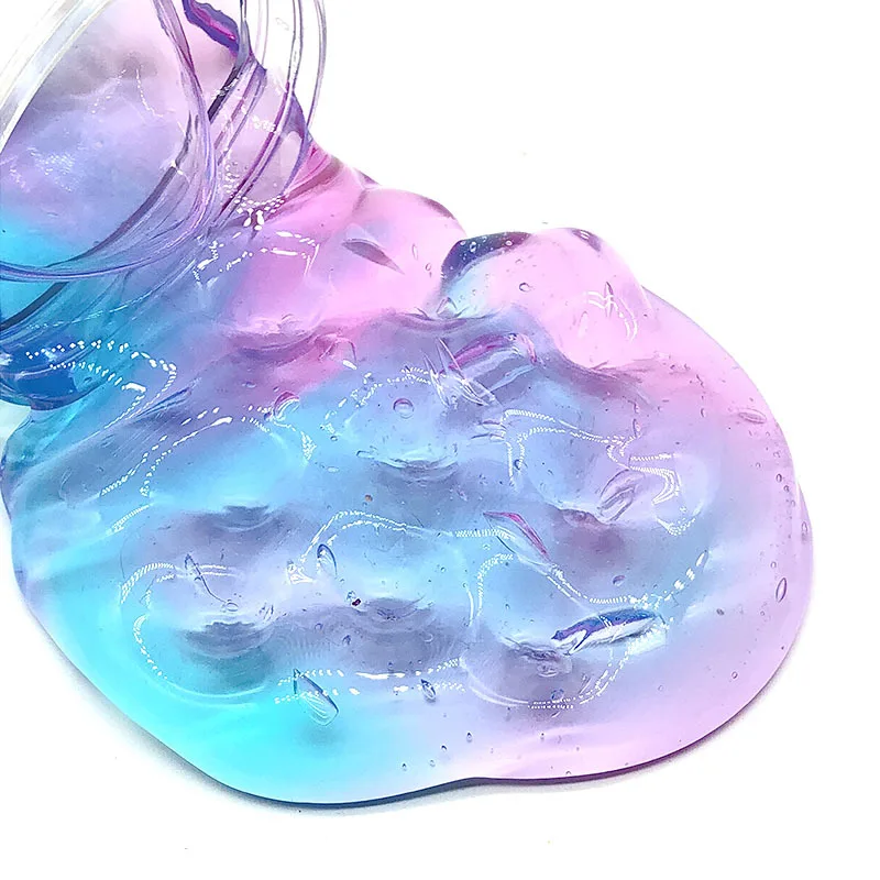 

AFDSWG sticky squishy Slime crystal mud glazed lake gradient transparent mud decompression toy squishy‘s squishies toy squeeze