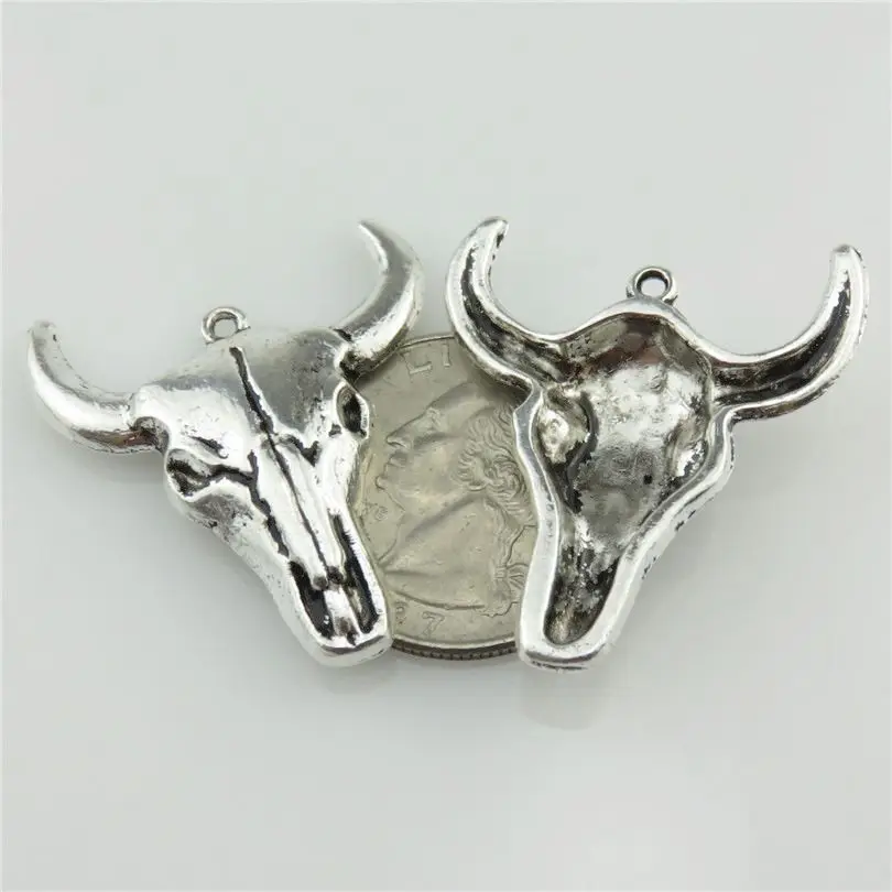 20397 2 шт. длинные фотообои с изображением животного крупного рогатого скота|ox head|cow
