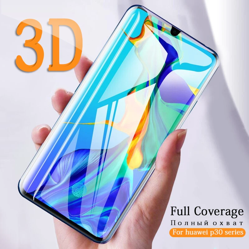 3D Защитное стекло для Huawei P30 lite стеклянная крышка pro защита экрана закаленное Hauwei P