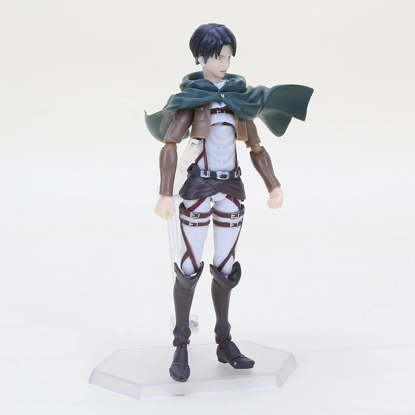 14 см аниме атака на Титанов фигурка Shingeki No Kyojin Mikasa Ackerman 203 Levi Figma 213 Eren 207 Figma ПВХ Модель игрушки