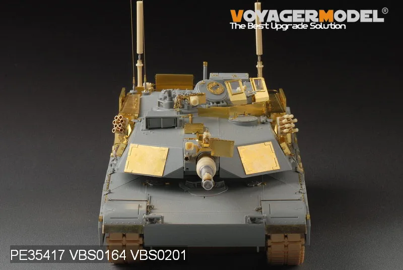 Kit de Gravação de Metal Hobby-modelo Voyager Modelo Abrams Main War Tank Atualizado Knl Pe35417 8 High Quality Brinquedos e hobbies