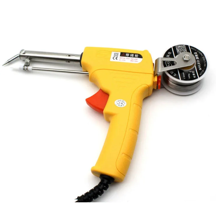 

110V / 220V 60W automatic soldering iron gun manual welding tool and solder wire welding torch