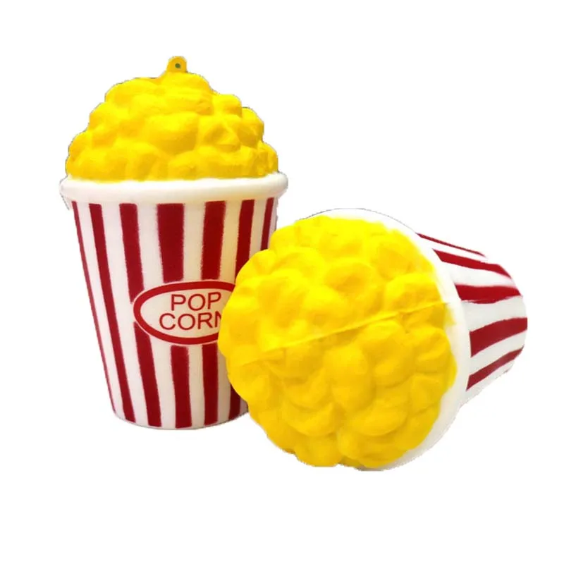 Wholesale 3Pcs/Set Squishy Popcorn Simulation Food Super Soft Slow