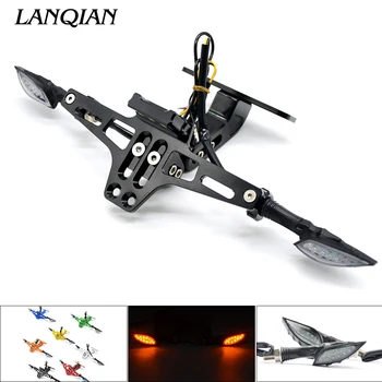 

motorcycle accessories Universal Fender Eliminator License Plate Bracket indicator For Yamaha YZF R1 R3 R6 R15 R25 R125 R1M