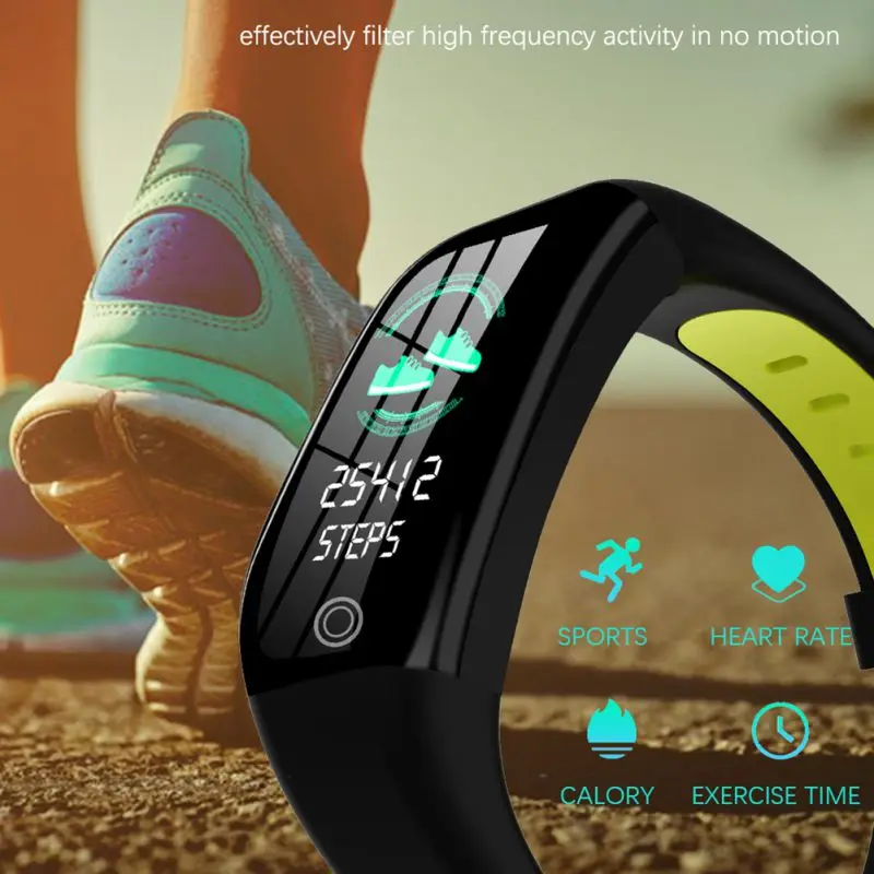  F21 Smart Bracelet Fitness Heart Rate Monitor Activity Tracker Health Wristband Pedometer Smartband - 33048561214