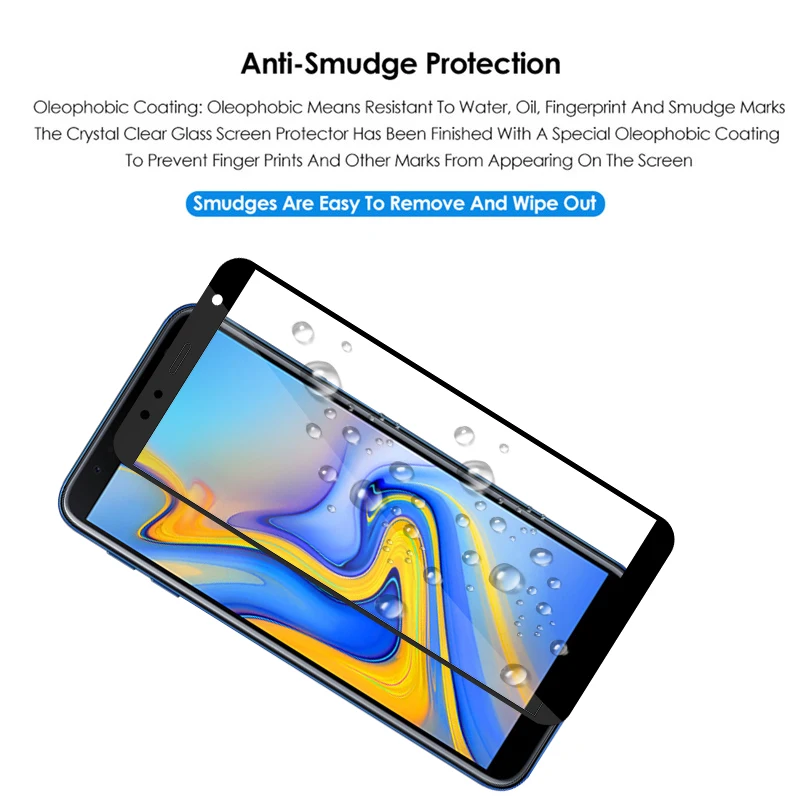 Для samsung j4 защитное стекло на galaxy j6 plus 2018 закаленное sumsung j 4 6 j6plus j4plus пленка 9 H