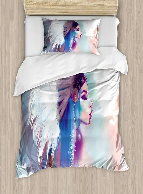 native american duvet cover