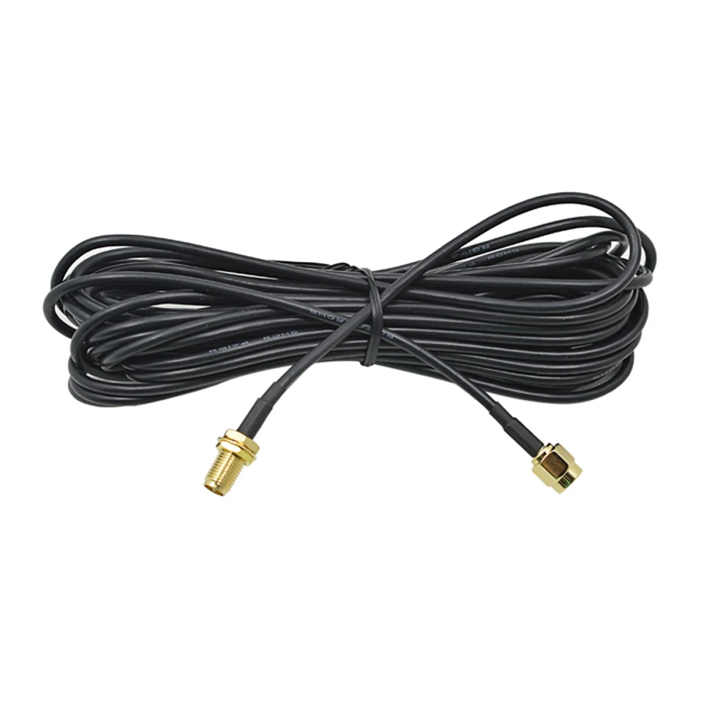 

CHIPAL 9M 6M 3M 1M RG174 RP-SMA Extension Cable Male to Female Interface Pure Copper for WiFi Wi-Fi Router Antenna Coaxial