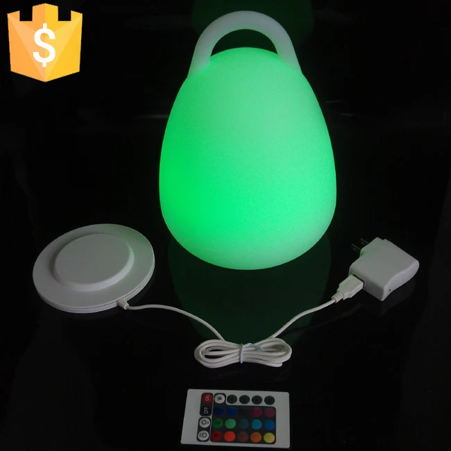 

D18*H23cm Morden led decoration lights lamp RGBW 16 color led table lamp for Event & Party Supplies free shipping 40pcs/lot