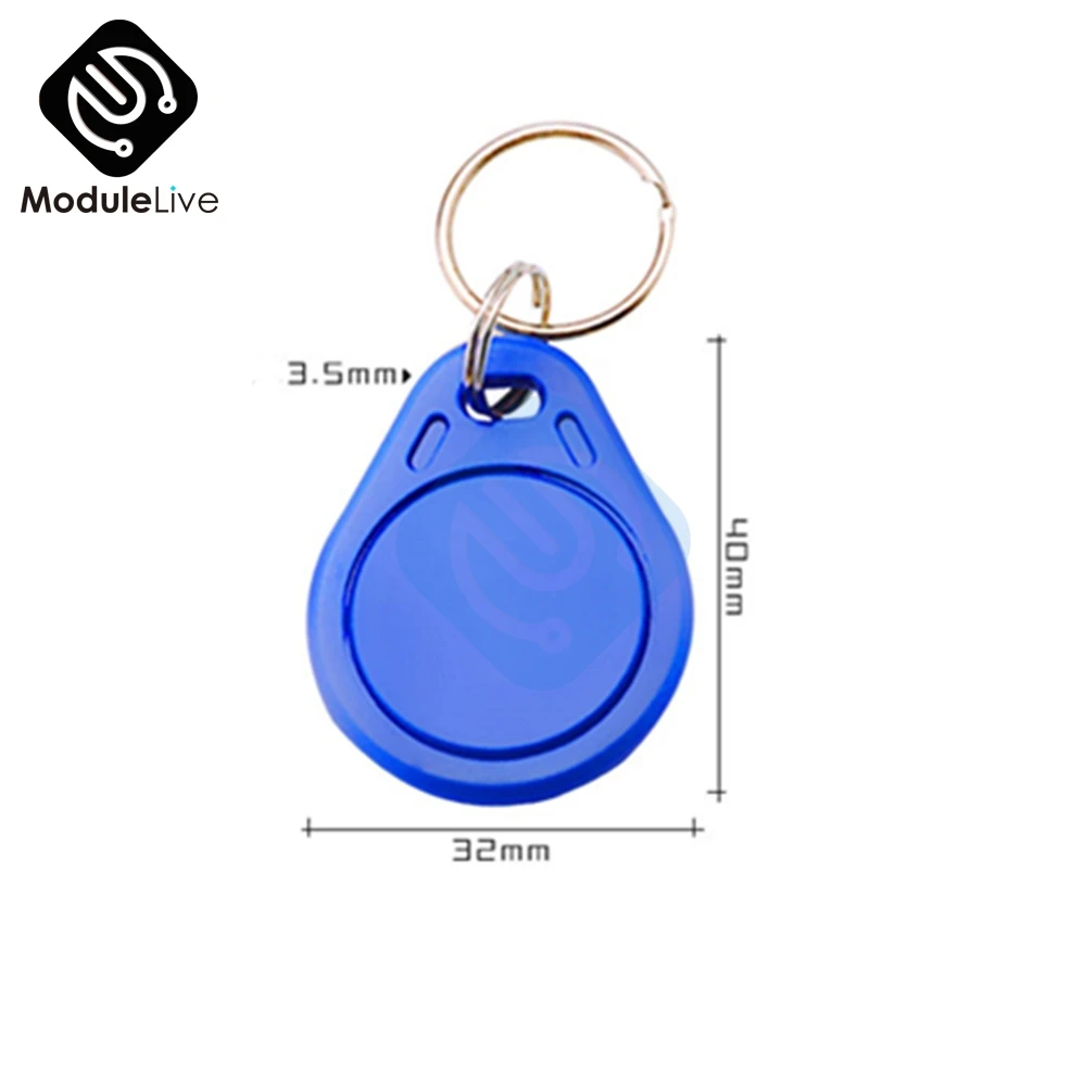 5 шт. UID IC карта записываемые Сменные брелоки M1 13,56 МГц Rfid NFC брелоки блок 0 секторы записываемые многоцветные опционально