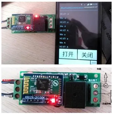 

1 Road Bluetooth Controller Relay Switch Module for Apple Android Phone IOT Integrated Circuits