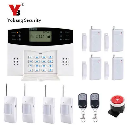 Yobangsecurity домашний безопасности 99 Беспроводной 7 Проводная GSM SMS сигнализационной Системы испанским и русским языком французский Cezch сигнализация с голосовым управлением комплект