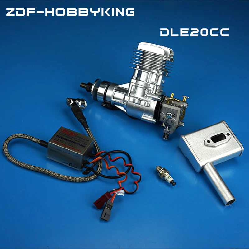 DLE 20 20CC газовый двигатель, бензиновый двигатель 20CC для радиоуправляемой модели самолета, лидер продаж, DLE20CC, DLE20