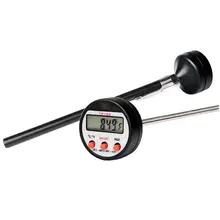 Точный Цифровой термометр для мяса мгновенное считывание водонепроницаемый термометр для барбекю с подсветкой магнит калибровочный термометр