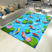 1200 мм* 1800 мм Средиземноморский Стиль 6 мм 3D ковёр для гостиной коврик для спальни прямоугольный поглощают воду коврик, мат украшение дома