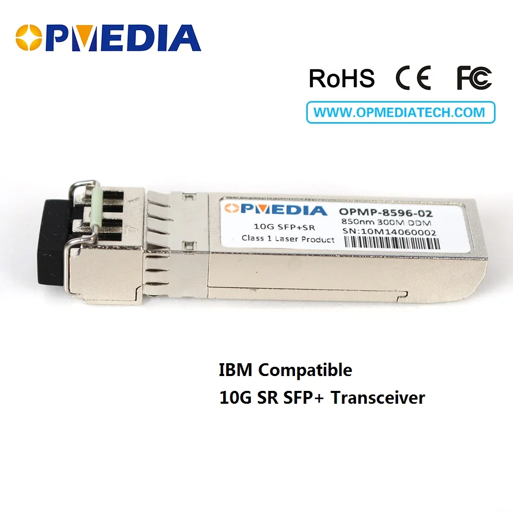 

IBM compatible 10GBASE-SR transceiver,10G 850nm 300m SFP+ optical module with duplex LC connector and DDM function ,MMF