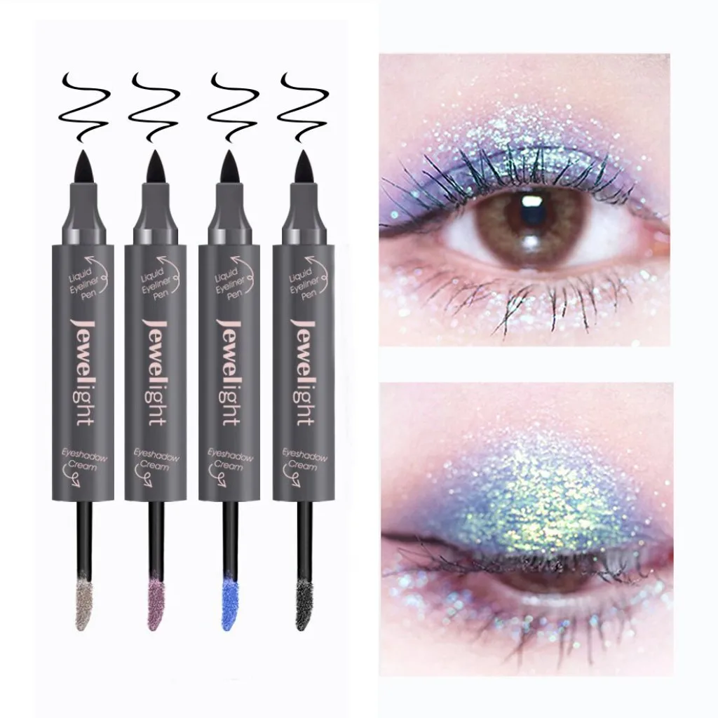 

Two-in-one Shimmer Glitter Eyeliner Pearl Liquid magnetic eyeliner Pen