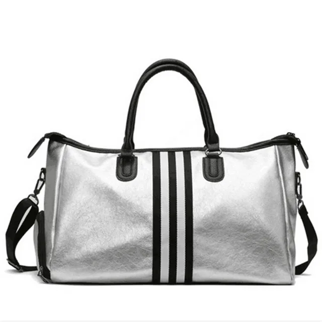Special Offers Women PU Soft Leather Fitness Gym Bags For Men Striped Training Shoulder Sport Bag Handbag Traveling Bag Special Offers Women PU Soft Leather Fitness Gym Bags For Men Striped Training Shoulder Sport Bag Handbag Traveling Bag