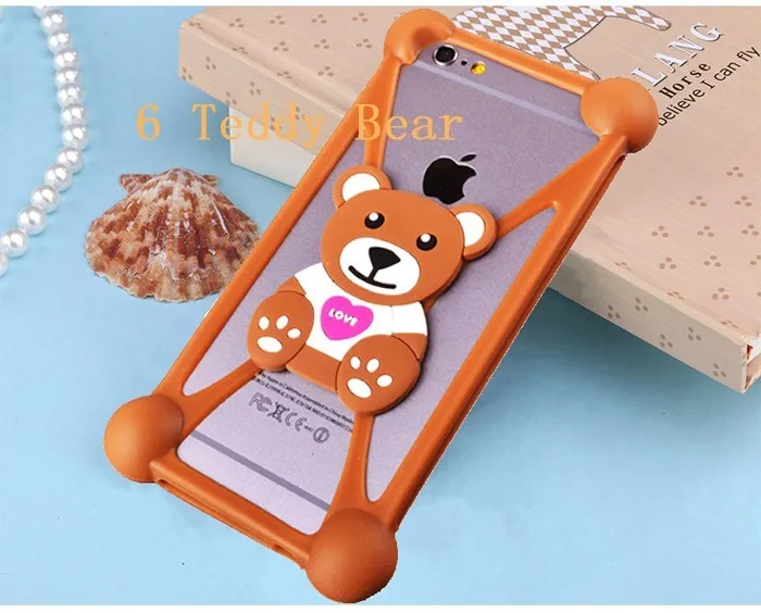 Hot sales Universal Soft Silicone Phone Case For Fly FS504 Cirrus 2 Nano Cover With Cute 3D Cartoon Stitch Animals Frame