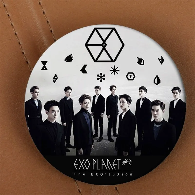 Youpop EXO EXO-K EXO-M EXODUS PLANET#2 альбом брошь K-POP значок аксессуары для одежды шляпа украшение для рюкзака HZ1576