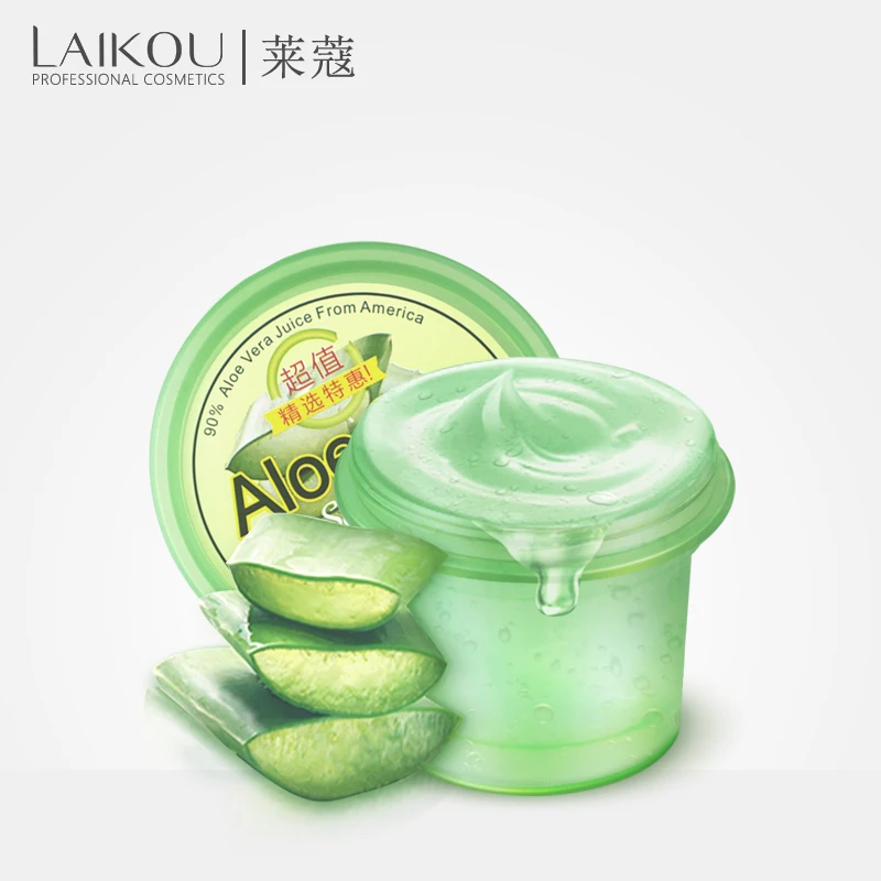 

LAIKOU Wrinkle Removal Pure Natural Aloe Vera Gel Repair Cream Moisturizing Anti Acne Anti-sensitive Oil-Control Sunscreen Cream