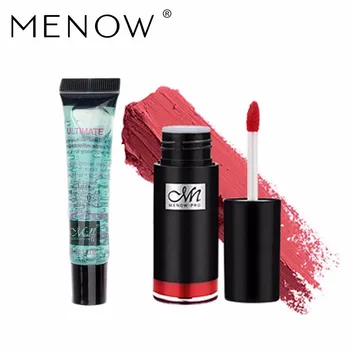 

MENOW Brand Make up set 38 Color Velvet Kissproof Matte Lip gloss & 15ml lipstick remover oil wholesale hot sale drop ship 5379