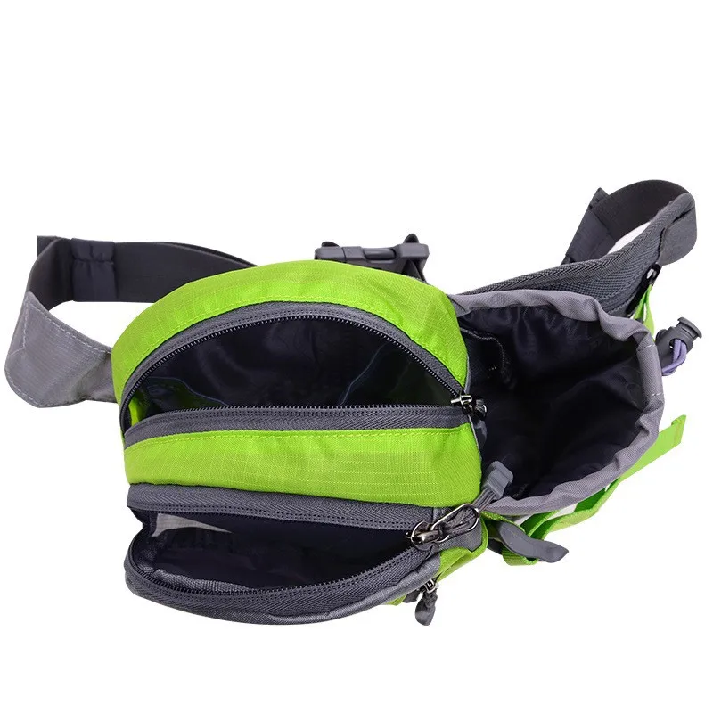 Bolsa de cinturón de cintura para correr con soporte de botella de agua para montar en bicicleta ciclismo caminar cintura paquete hombres mujeres