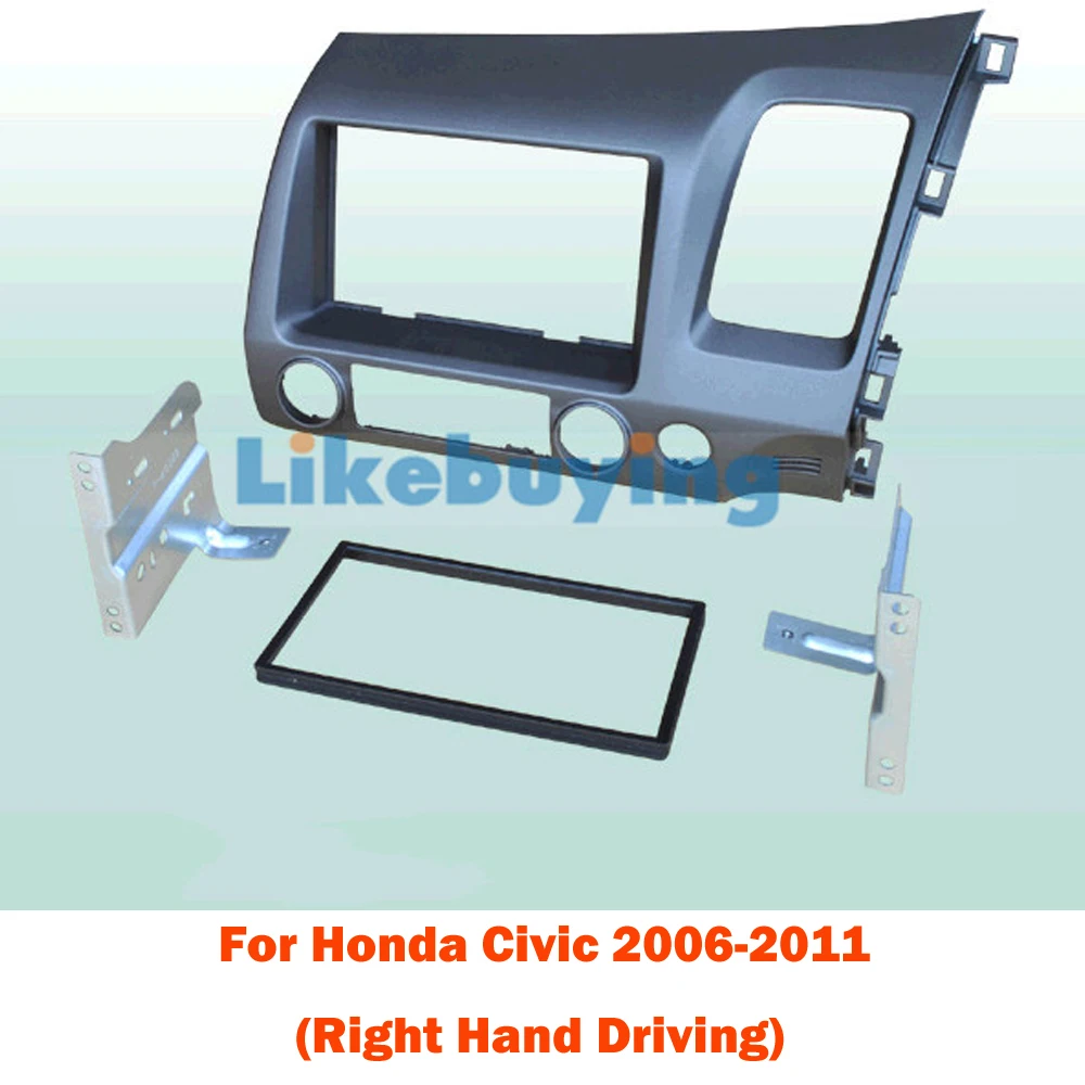 

2 Din Car Fascia Frame / Audio Panel Frame / Car Dash Frame Kit For Honda Civic Right Hand Driving 2006 2007 2008 2009 2010 2011